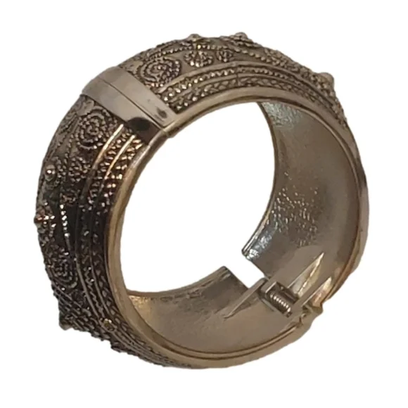 Silverwork IMPERIAL CUFF 7MM WOMEN'S BRACELET CUFF - Picture 3 of 4